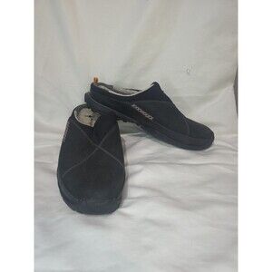 Timberland Womens 8M Casual Comfort Slip On Mule Clogs 10645 Black Leather